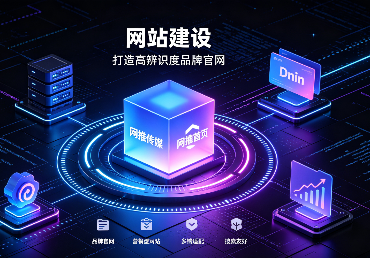 网站建设服务宣传图展示